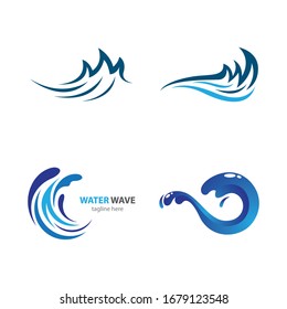 Wave symbol vector icon illustration design