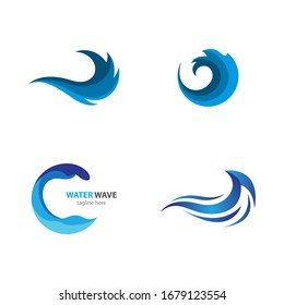 Wave symbol vector icon illustration design