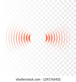 Wave symbol. Vector illustration