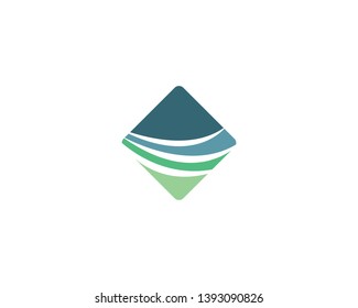 Wave symbol vector illustration design