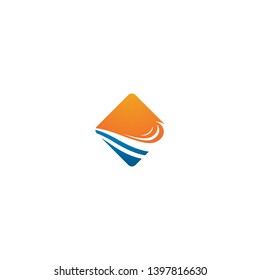 Wave symbol vector illustration design