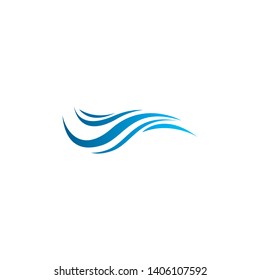 Wave symbol vector illustration design