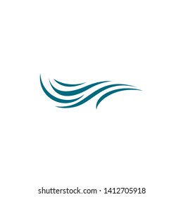 Wave symbol vector illustration design