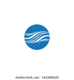 Wave symbol vector illustration design