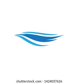 Wave symbol vector illustration design