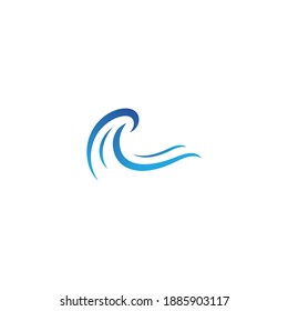 Wave symbol vector illustration design