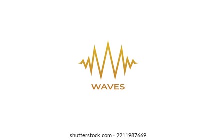 Wave symbol vector illustration design