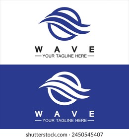 Wave symbol vector illustration design