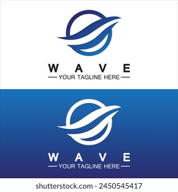 Wave symbol vector illustration design