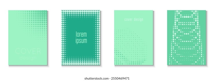 Wave Template Set. Color Art With Memphis Elements. Dynamic Frame For Annual Invitation. Abstract Flyer. Minimalist Business Poster. Geometric Book Background. Trendy Wave Template