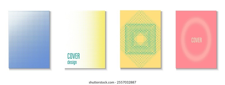 Wave Template Set. Color Circles On Memphis Layout. Futuristic Elements On Flat Page. Line Flyer. Minimalist Business Background. Geometric Music Pattern. Trendy Wave Template