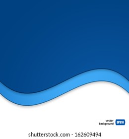 Wave template for your business presentation.