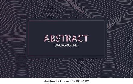 Wave textures blue white abstract background vector