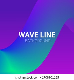 Wave Transform Background Illustration Design 2