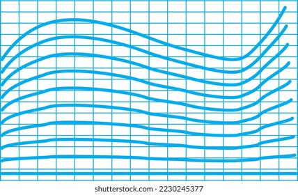 Wave Trend, Wave line, Wave design, Wave tshirt design