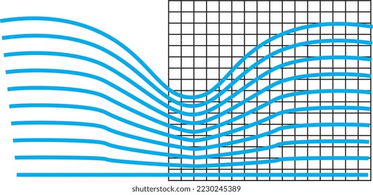 Wave Trend, Wave line, Wave design, Wave tshirt design