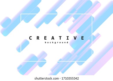 Wave Trendy background. Creative flow shapes. Geometric gradient composition wallpaper. Abstract Minimal Dynamic colorful wavy elements. Template for Cover Poster Flyer. Vector illustration EPS10.