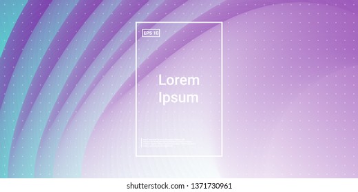 Wave Trendy background. Creative layout flow shapes. Minimal Geometric gradient layout wallpaper. Abstract Minimal Dynamic wavy elements. Template Cover Poster Flyer. Vector illustration EPS10.