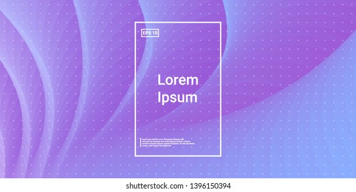 Wave Trendy background. Creative layout flow shapes. Minimal Geometric gradient layout wallpaper. Abstract Minimal Dynamic wavy elements. Template Cover Poster Flyer. Vector illustration EPS10.