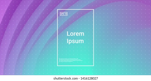 Wave Trendy background. Creative layout flow shapes. Minimal Geometric gradient layout wallpaper. Abstract Minimal Dynamic wavy elements. Template Cover Poster Flyer. Vector illustration EPS10.