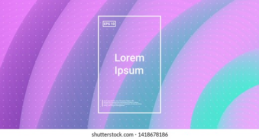 Wave Trendy background. Creative layout flow shapes. Minimal Geometric gradient layout wallpaper. Abstract Minimal Dynamic wavy elements. Template Cover Poster Flyer. Vector illustration EPS10.