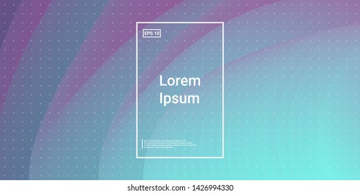 Wave Trendy background. Creative layout flow shapes. Minimal Geometric gradient layout wallpaper. Abstract Minimal Dynamic wavy elements. Template Cover Poster Flyer. Vector illustration EPS10.
