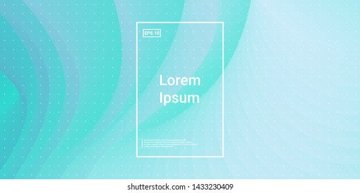 Wave Trendy background. Creative layout flow shapes. Minimal Geometric gradient layout wallpaper. Abstract Minimal Dynamic wavy elements. Template Cover Poster Flyer. Vector illustration EPS10.