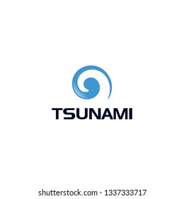 Wave tsunami icon. Flat illustration of wave tsunami vector icon isolated on white background