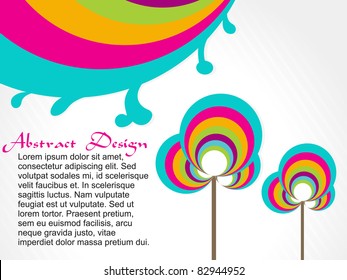 A wave of various colors - Background design for your text. Find more colorful illustrations in my portfolio