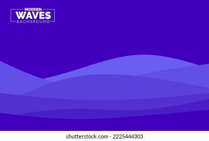 wave vector abstract background flat design stock illustration