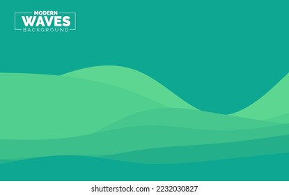 wave vector abstract background flat design stock illustration