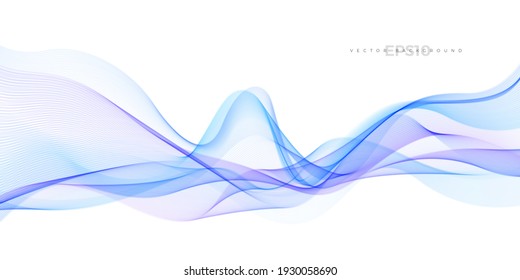 
Wave vector element with abstract blue lines for website, banner and brochure, Curve flow motion illustration, Vector lines, Modern background design.