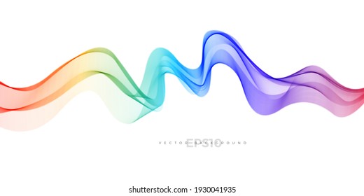 Wave vector element with abstract colorful gradient lines for website, banner and brochure, Curve flow motion illustration, 
Smoke design, Vector lines, Modern background design.
