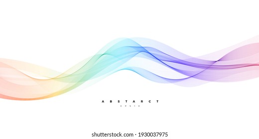 
Wave vector element with colorful gradient lines for website, banner and brochure, Curve flow motion illustration, Vector lines, Modern background design. 
