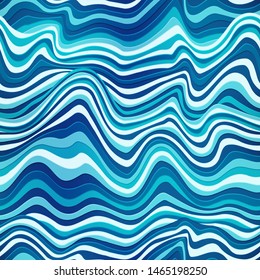 Wave vector geometric seamless pattern