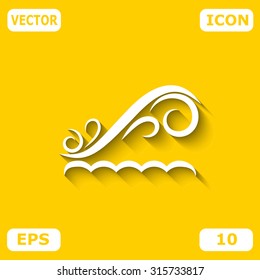 Wave vector icon