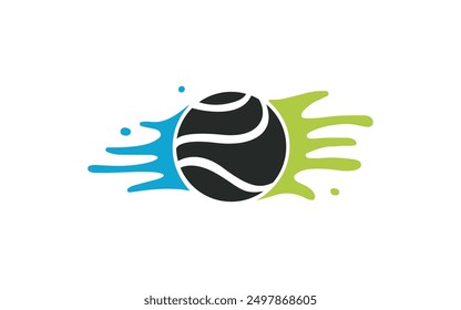 Wave vector icon or business wave pro logo design