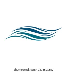 Wave vector icon illustration design