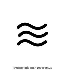 Wave vector icon. Water symbol. Linear style sign for mobile concept and web design. Wave, water symbol logo illustration. vector graphics - Vector.