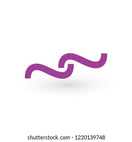 wave vector logo design template, water icon, aqua sign, twirl symbol, vector illustration