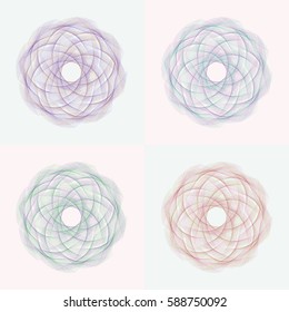 The wave vector of optical illusion. Background, protective mesh.