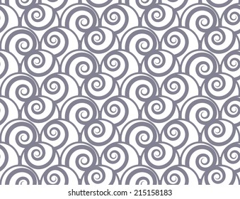 wave vector patterns set. Endless texture can be used for wallpaper, pattern fills, web page background,surface textures.