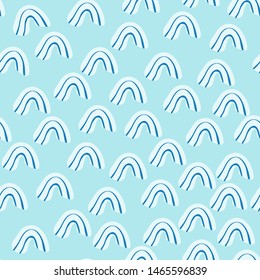 wave vector seamless pattern with blue background. Great for wallpaper,backgrounds,gifts,surface pattern design,packaging design projects, stationary,fabric