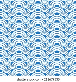 wave vector seamless patterns. Endless texture can be used for wallpaper, pattern fills, web page background,surface textures.