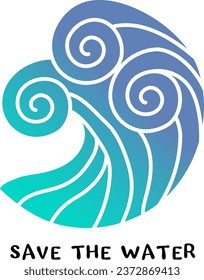 Wave vector symbol. Business Icon.