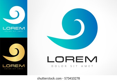 Wave vector symbol. Business Icon.