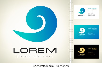 Wave vector symbol. Business Icon.
