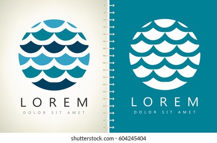 Wave vector symbol. Business Icon.