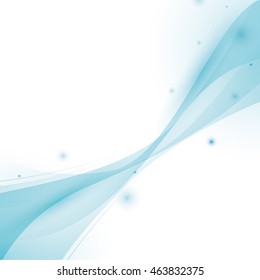 wave wallpaper shiny blue background icon. Isolated and flat illustration. Vector graphic