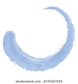 Wave water color blue splash